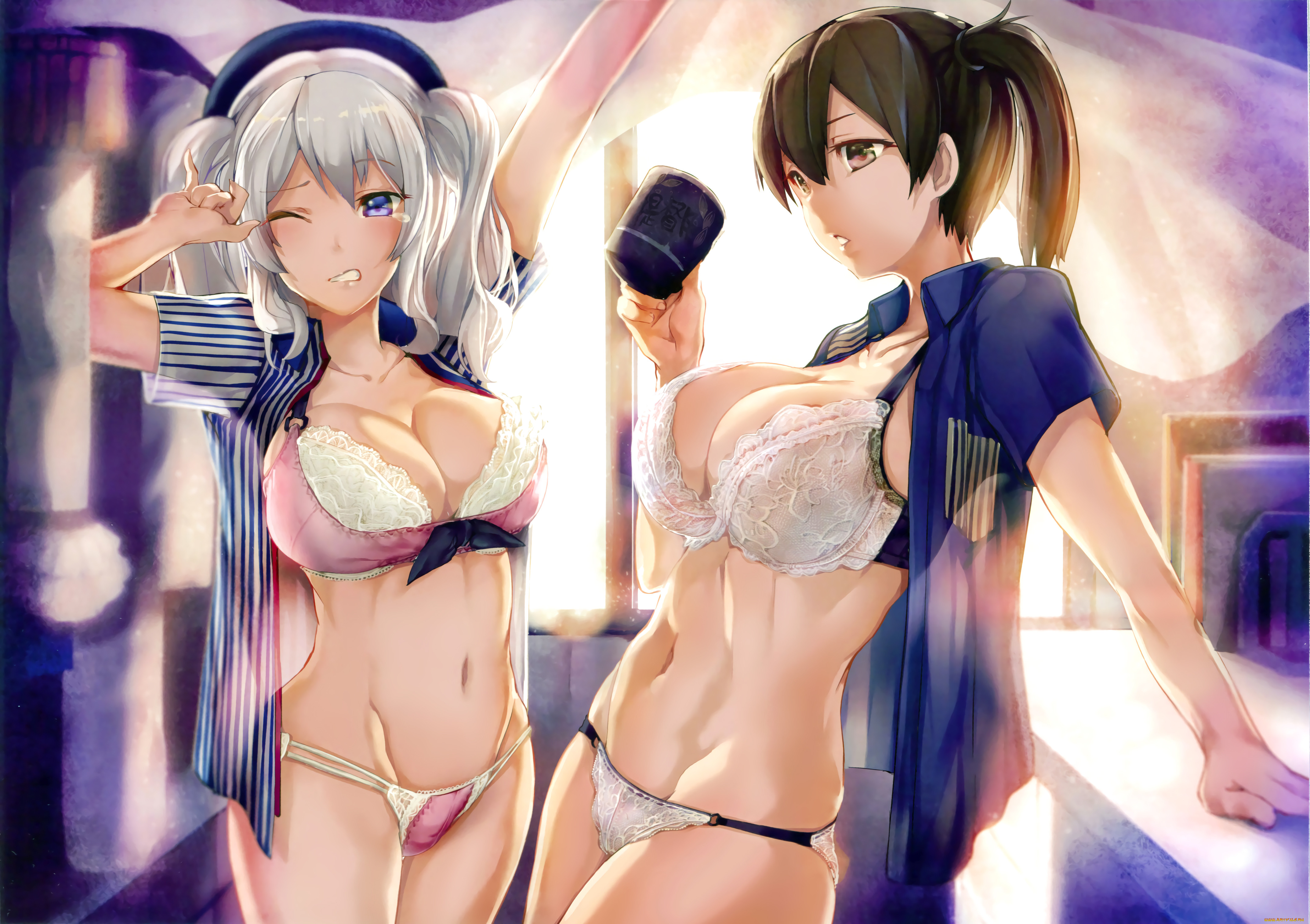 , kantai collection, kashima, kaga